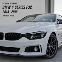 Ensemble de phares LED à double faisceau avec lentilles de projecteur, clignotants séquentiels, pour BMW Série 4 F32 2013-2016