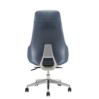 Chaise de bureau SITSTAR en cuir véritable avec accoudoirs ergonomiques, chaise de bureau BOSS conforme aux normes ANSI/BIFMA X5.1-2017 EN1335, projet de design de bureau ODM
