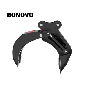 <span class=keywords><strong>BONOVO</strong></span> Grappin forestier pour excavatrice, attache de pelle, grappin hydraulique monocylindre rotatif à 360°, 2-50 tonnes, Q345/Q460 - Product Image 5