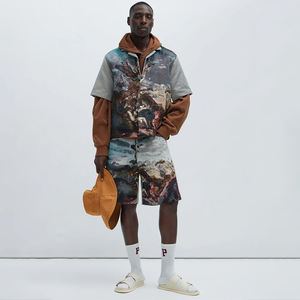 Veste pour homme en tissu jacquard léger à boutons multicolores, style streetwear, fabrication chinoise, pas cher - Product Image 1