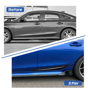 LSR Fabrication ABS Plastique Ani-scratch Garniture De Porte De Voiture Décorer Autocollant De Protection Pour La 11ème <span class=keywords><strong>Civic</strong></span> FE FL5 <span class=keywords><strong>2022</strong></span> 2023 2024 - Product Image 6
