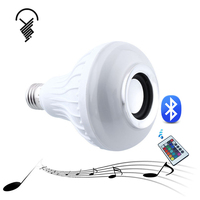 Haut-parleur multicolore RGB E27 Télécommande 10W Led Music Bulb Light