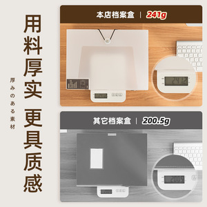 Office Organizer Plastic <b>File</b> <b>Box</b> 20-35L PP Material Minimalist Design Standing Type Large Capacity Archive Storage - Product Image 1