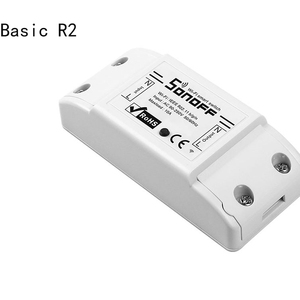 Sonoff Basic สวิตช์ไฟอัจฉริยะไร้สาย R2,สวิตช์ Wifi DIY ควบคุมด้วยเสียงได้ผ่าน Alexa Google Home ควบคุมผ่านแอป EWeLink - Product Image 1