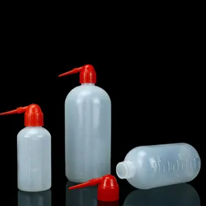 250毫升500毫升1000毫升实验室塑料挤具红头气体洗涤瓶
