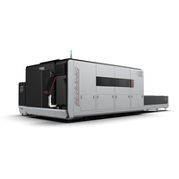 Machine de découpe laser à fibre entièrement fermée 3015 avec table d'échange, découpeuse CNC de tôles métalliques haute puissance pour acier inoxydable et acier au carbone