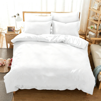Ensemble de housse de couette et taies d'oreiller en polyester écologique personnalisé, 3 pièces, avec impression 3D de dessins animés, utilisable toute l'année pour les hôtels