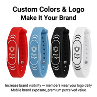 13.56MHz Silicone Bracelet 1K Puce RFID NFC Interface de Communication