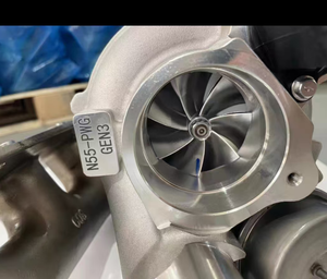 N55 संशोधित pwg टर्बोचार्जर इम्पेल्लर 57.5 स्टील व्हील 55 अधिकतम हॉर्सपावर 500 घोड़ों से अधिक है B-M-W टर्बोचार्जर - Product Image 4
