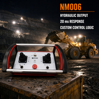 Télécommande hydraulique sans fil NM006 pour chargeuse sur pneus minière avec sortie hydraulique, réponse en 20 ms, logique personnalisée, OEM ODM