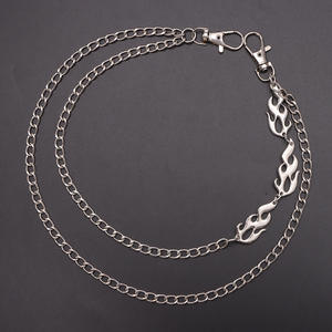 Chaîne de taille punk métallique style européen et américain pour femme, double couche, chaîne de corps tendance hip-hop pour boîte de nuit - Product Image 4