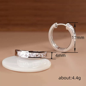 Orecchini a Cerchio Classici per Donne, Design Semplice e Rotondo, Accessori per Orecchie da Indossare Quotidianamente - Product Image 5