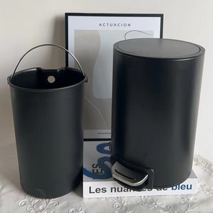 <span class=keywords><strong>Cubo</strong></span> de <span class=keywords><strong>basura</strong></span> de plástico delgado de <span class=keywords><strong>5</strong></span> <span class=keywords><strong>litros</strong></span> de alta calidad con Pedal de pie <span class=keywords><strong>Cubo</strong></span> de almacenamiento tipo presión para el hogar Cocina Hotel Baño Uso - Product Image 2