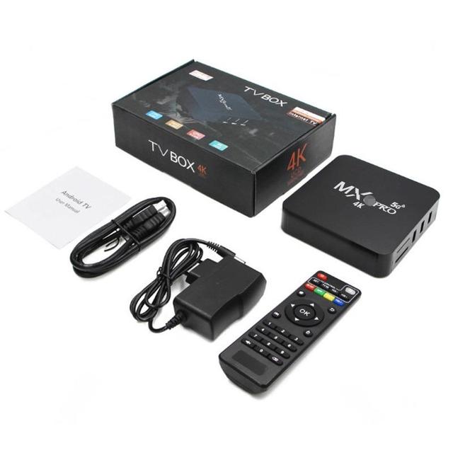 Most Cheap and Popular MX Pro 4G 32G Rock Chip RK3229 Smart 4K Android 11Tv Box Set-Top Box
