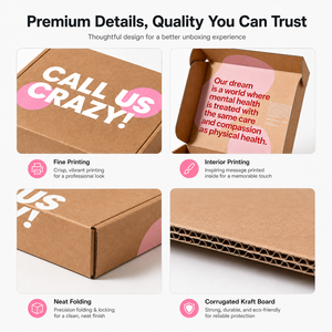 Foldable Thick Shockproof Shipping Kraft Corrugated Mailer Boxes Flat Pack Save Freight Eco Recyclable Custom Logo - Product Image 2