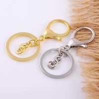 Mosquetones, Ganchos, Clips de liberación rápida, Anillo plano para llavero, 8 Mosquetones giratorios, Clips de gancho para mosquetones giratorios, Anillos para llaves