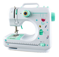 YUKK VOF Nouvelle Conception FHSM-505G Machine à Coudre Mini Multifonctionnelle pour Usage Domestique 12 Points de Couture Utilisation Industrielle du Cuir Fonctionnalités Automatiques