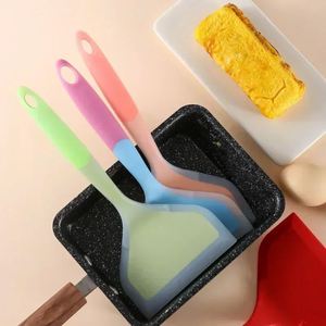 Spatules et pelles de cuisine en silicone résistantes à la chaleur, grattoirs de cuisine larges, écologiques, commande minimum 10 pièces, ustensiles de cuisine - Product Image 4