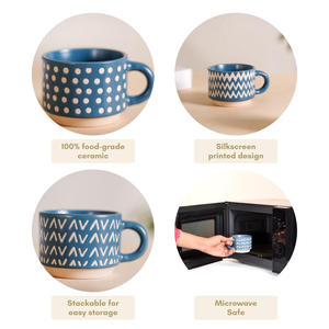 Vente en gros de tasses à thé en céramique personnalisées de haute qualité, empilables, pour usage quotidien, tasses en céramique OEM - Product Image 5
