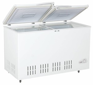 Refrigerador Horizontal de dos puertas, congelador profundo blanco abierto, venta al por mayor, barato - Product Image 3