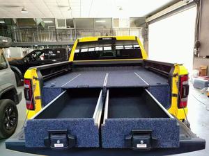 Système de tiroir coulissant rétractable et pliable pour benne de camion, robuste, 5,7 pieds, boîte de rangement compatible <span class=keywords><strong>Dodge</strong></span> <span class=keywords><strong>Ram</strong></span> 1500 - Product Image 4