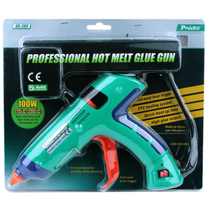 Pistolet à colle chaude professionnel Proskit 100W 110-240V électrique pour la réparation d'objets - Product Image 3