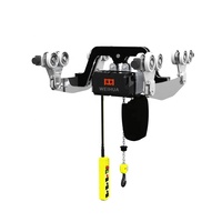 380V Alimentation Électrique Palan À Chaîne 500kg 1 tonne 2t Ascenseur avec le Chariot À Monorail
