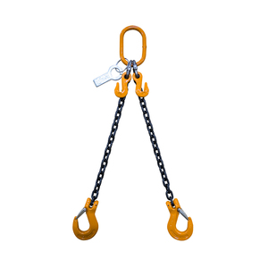 אישור CE OEM כיתה <span class=keywords><strong>120</strong></span> <span class=keywords><strong>120</strong></span> גרם 2 שתי רגליים G80 שרשרת הרמה כפולה וו קלע 15 טון הרמה כיתה 100 עם וו - Product Image 3