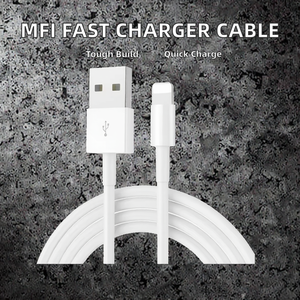 Mfi Chứng Nhận Nhanh Chóng Sạc 1M 2M 2.1A Cáp USB Dữ Liệu Cho <span class=keywords><strong>Iphone</strong></span> 6 Để 14 Điện Thoại Di Động Máy Quét Và Máy Ảnh - Product Image 2