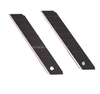 Couteau utilitaire industriel 18mm avec 10 nœuds Lame de coupe pour tube de papier peint à angle de 60 degrés 10 nœuds Couteau utilitaire à angle de 60 degrés