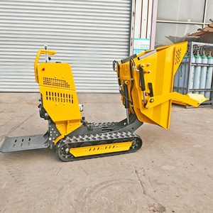 Small crawler <b>dumper</b>, fully hydraulic lift and dump truck, orchard and farm transport, self-loading tipper. - Product Image 4