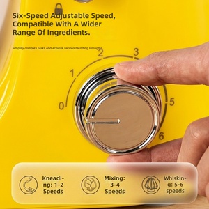 Batidoras Planétaires 800w 1000W pour Pâtisserie, Machine à Mélanger les Gâteaux <span class=keywords><strong>Focurite</strong></span> Scarlett, Mélangeur à Pâtisserie sur Pied 51 6L - Product Image 4
