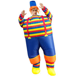 Costumes <span class=keywords><strong>d</strong></span>'<span class=keywords><strong>halloween</strong></span> pour adultes hommes femmes Cosplay <span class=keywords><strong>Clown</strong></span> Anime mascotte gonflable <span class=keywords><strong>Costume</strong></span> carnaval fête noël robe de jeu de rôle - Product Image 5