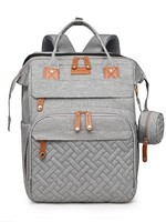 Nouveau modèle de sac à langer grande capacité, lit bébé pliable anti-moustiques, sac à dos poussette, sac à couches pour mère et bébé