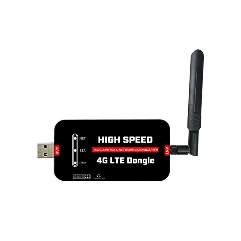 Plug And Play 4G Lte Dongle Draadloze Usb 4G Dongle Met Sim Tray Wifi Adapter