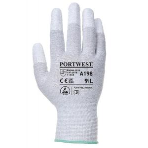 PORTWEST-Gant gris du bout des doigts en polyuréthane antistatique A198GRRXXL-GANTS EAN 5036108246366 - Product Image 2