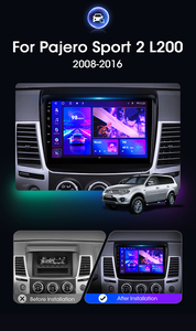 BQCC Carplay Android Navigation Radio pour Mitsubishi Pajero L200 Sport 2 Triton 2008 - 2016 IPS écran Wifi GPS multimédia Audio - Product Image 3