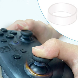 10 cái/bộ rõ ràng phím điều khiển bảo vệ Silicone đàn hồi vòng bảo vệ cho sàn hơi nước ps5 PS4 <span class=keywords><strong>Xbox</strong></span> chuyển đổi Pro Trò chơi điều khiển - Product Image 3