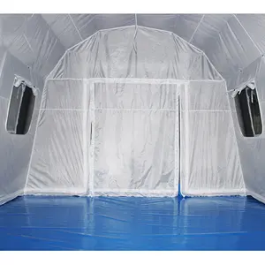 Customized 10person Hospital Tent White Inflatable Emergency Tent Inflatable Disaster Medical First Aid Tent