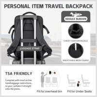 Sac à dos imperméable pour ordinateur portable en gros, polyester extensible, charge USB, rangement pour ordinateur, pour l'extérieur