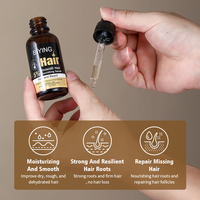 MOOYAM minyak rambut organik alami pria wanita, 30ml menutrisi pertumbuhan rambut non-ketombe melembabkan untuk perbaikan kuning