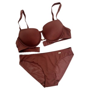 Ensemble de lingerie sexy pour femme, style européen et américain, rembourré, uni, sans couture, avec soutien-gorge push-up pour petite <span class=keywords><strong>poitrine</strong></span> et maintien latéral - Product Image 5
