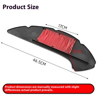 Filtre à air haute performance pour moto Nmax 155, scooter NVX155, Filterexciter 155