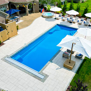 Piscina de natación portátil de 12 m, muy vendida, con escaleras para familias, piscinas de fibra de vidrio, piscina de lujo grande, spa. - Product Image 5