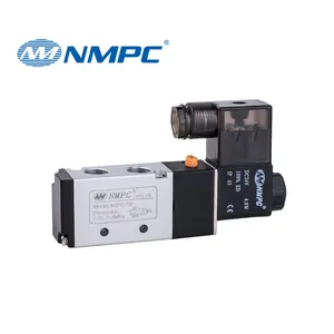 Airtac tipo G1/4 'del TNP de 1/4' 5 manera 2 de la posición de la válvula de solenoide Válvula de Control neumático 4V210-08 DC24V 12V AC 220V 380V 110V