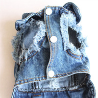 Nouvelle veste en jean pour chien Subbian, veste en jean pour animaux de compagnie