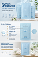 Sachet cosmétique mat imperméable de qualité supérieure, résistant aux perforations, multicouche en AL pour ingrédients actifs et lotion faciale, idéal pour sacs de rangement.