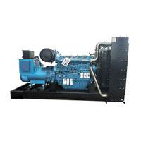 Groupe électrogène diesel de chantier à refroidissement par eau, type ouvert, 10 kVA, 20 kVA, 30 kVA, 40 kVA, triphasé 220 V, avec moteur