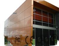 Matériau de façade double face Panneau composite pour mur extérieur Alucobond 3mm 4mm Matériau aluminium