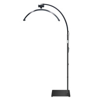 Lampe de beauté LED incurvée de 24 pouces pour le soin des yeux, en forme de U, demi-lune, pour le nail art, les extensions de cils, les tatouages et le travail des sourcils